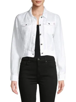 linen jean jacket