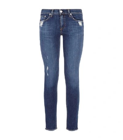 Shop Rag & Bone Distressed Skinny Jeans