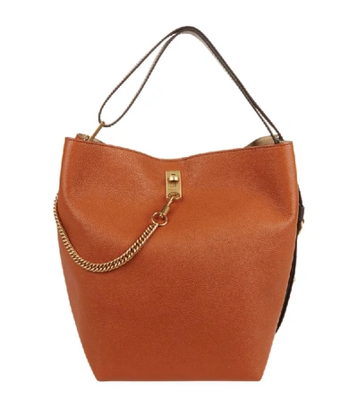 Shop Givenchy Leather Gv Bucket Bag