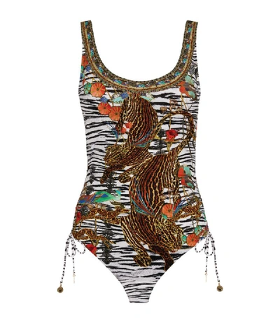 Shop Camilla Cosmic Conflict Ruched Swimsuit