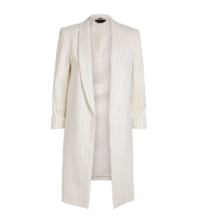 Shop Alice And Olivia Kylie Stripe Longline Blazer