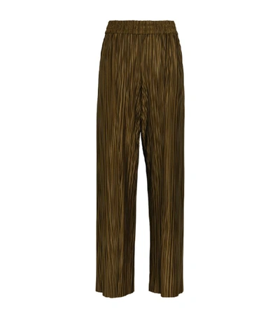 Shop Alice And Olivia Elba Pleated Trousers