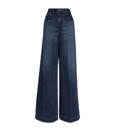 Shop J Brand Thelma Super Wide-leg Jeans