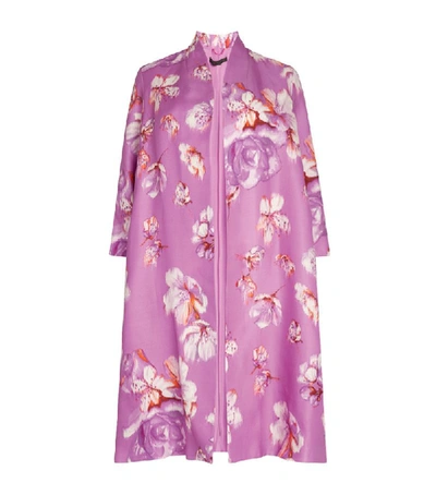 Shop Marina Rinaldi Floral Coat