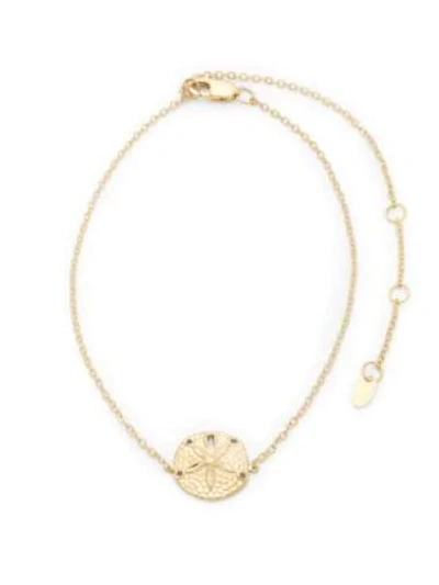 Shop Saks Fifth Avenue 14k Yellow Gold Adjustable Anklet