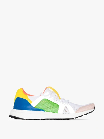 Shop Adidas Originals Multicoloured Ultraboost Sneakers In White