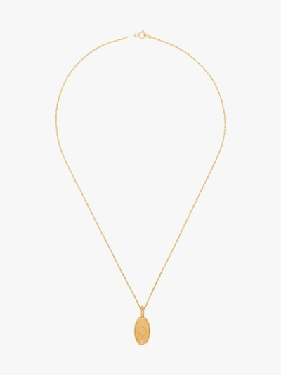 Shop Hermina Athens Gold-plated Empress Tarot Pendant Necklace