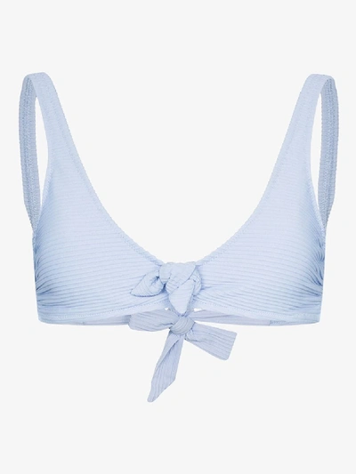Shop Heidi Klein Bora Bora Bow Bikini Top In Blue