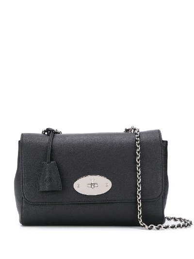 Shop Mulberry Lily Large Shoulder Bag In Black