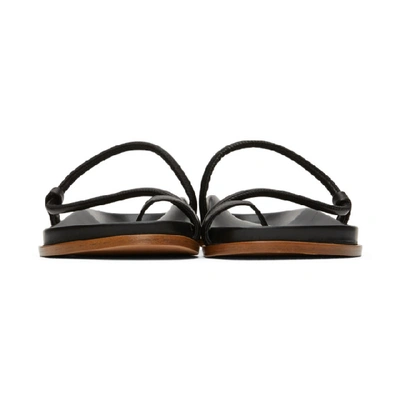 Shop Emme Parsons Black Bari Fussbett Sandals In 001 Black