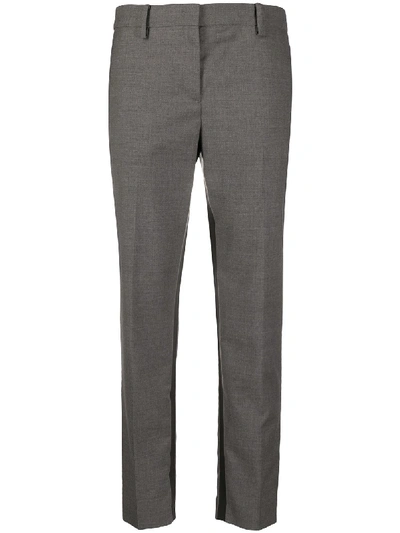Shop N°21 Tailored Cropped Trousers In Grey