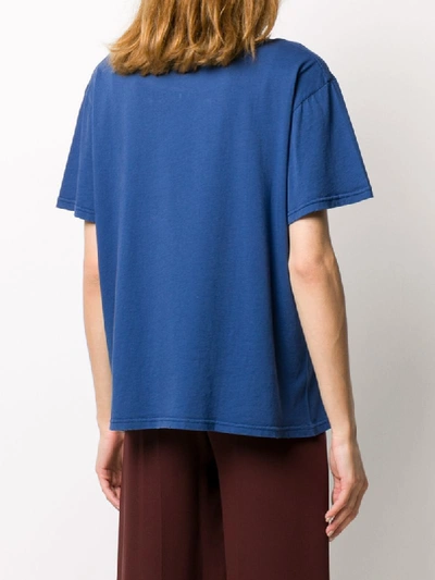 Shop Masscob Novo Crew-neck T-shirt In Blue