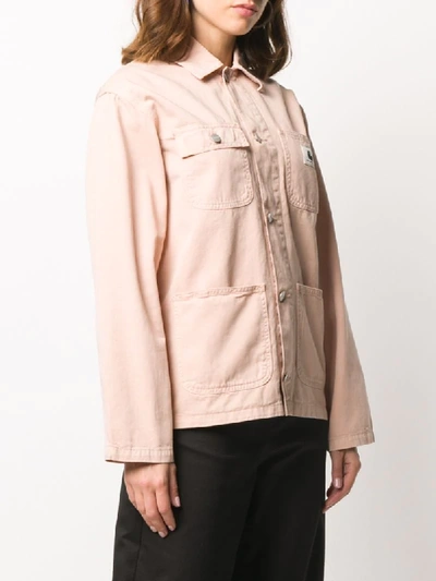 Shop Carhartt Multi-pocket Jacket In Pink