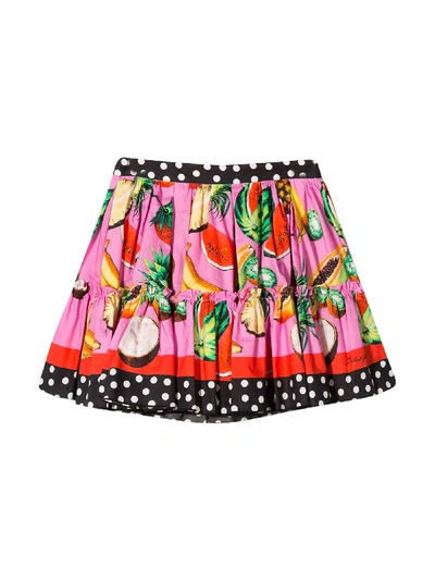 Shop Dolce & Gabbana Fuchsia Skirt In Rosa