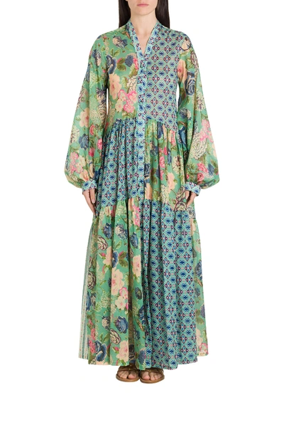 Shop Anjuna Luela Dress In Verde