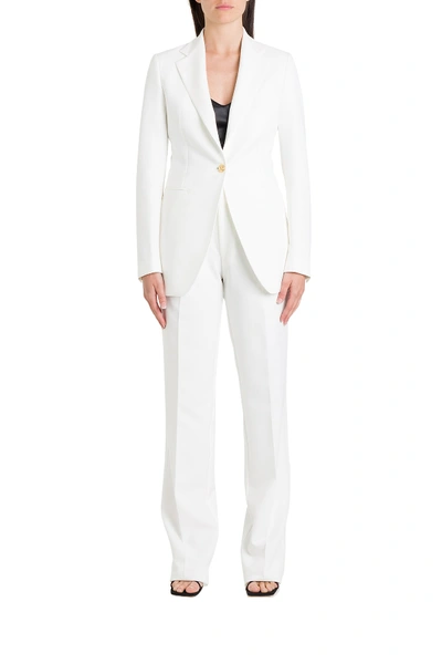 Shop Tagliatore Suit In Bianco