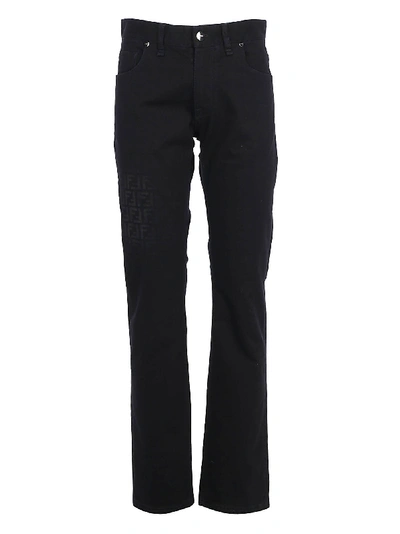 Shop Fendi Jeans In Nero