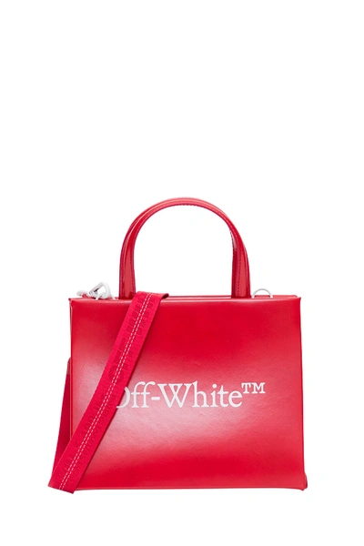 Shop Off-white Mini Box Handbag In Rosso