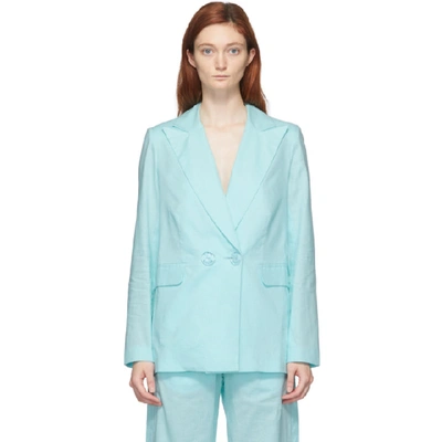 Shop Simon Miller Blue Galen Blazer In 34809 Skybl