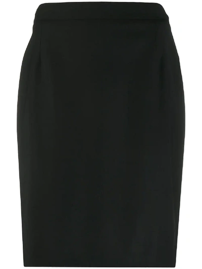 Shop Filippa K Slim-fit Pencil Skirt In Black