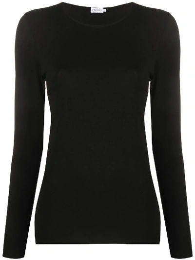 Shop Filippa K Long-sleeve T-shirt In Black