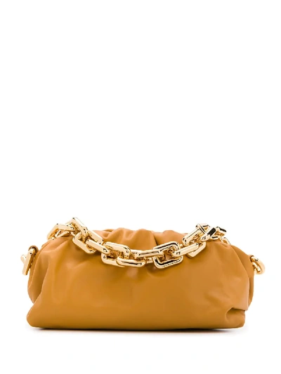 Shop Bottega Veneta The Chain Pouch Shoulder Bag In Yellow