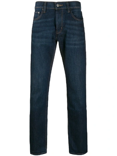 Shop Michael Kors Jeansy Mid-rise Slim Jeans In Blue