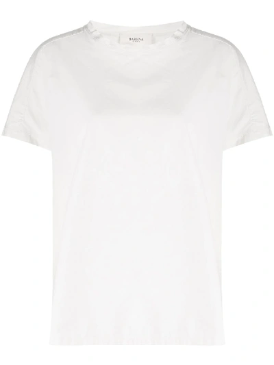 Shop Barena Venezia Cotton Short Sleeve T-shirt In Yellow