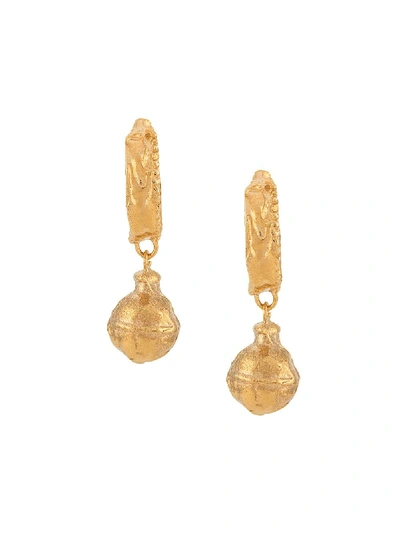 Shop Alighieri The Fragments Of The Shore Earrings In Gold