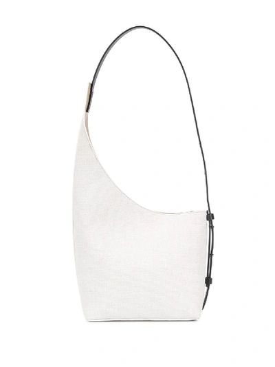 Shop Aesther Ekme Small Asymmetric Shoulder Bag In White
