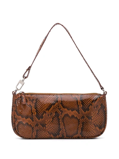 Shop By Far Rachel Shoulder Bag In Brown