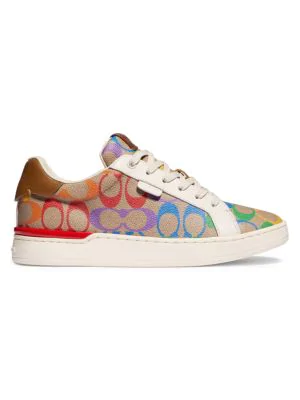 lowline low top sneaker in rainbow