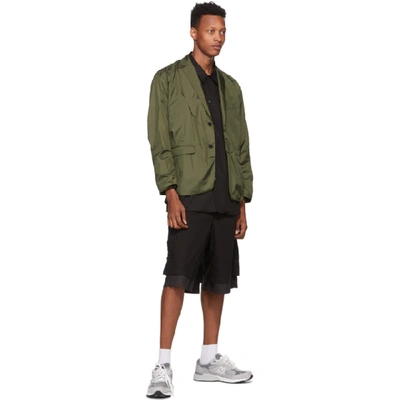 Shop N.hoolywood Khaki Random Tacked Jacket