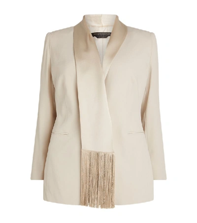 Shop Marina Rinaldi Sash Lapel Blazer