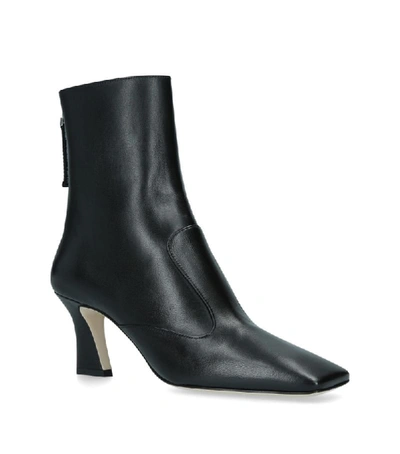 Shop Fendi Leather Ankle Boots 45