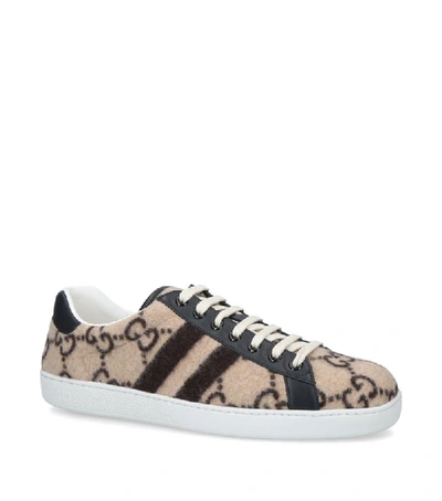 Shop Gucci New Ace Gg Towel Sneakers