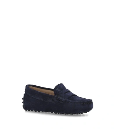 Shop Tod's Mocassino Nuovo Driving Shoes In Navy