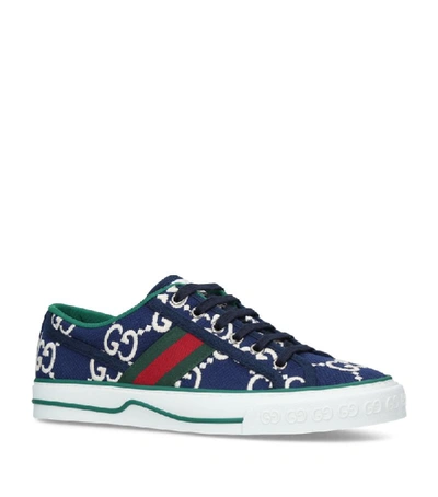 Shop Gucci Canvas Vulcan Sneakers