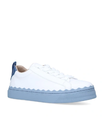 Shop Chloé Leather Lauren Sneakers