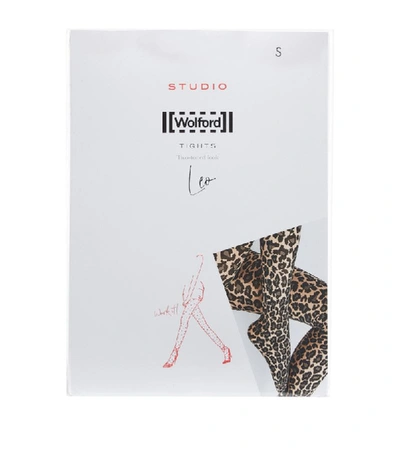 Shop Wolford Leopard Print 20 Tights