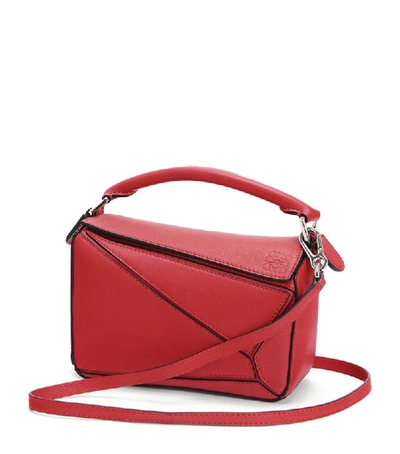 Shop Loewe Mini Leather Puzzle Bag