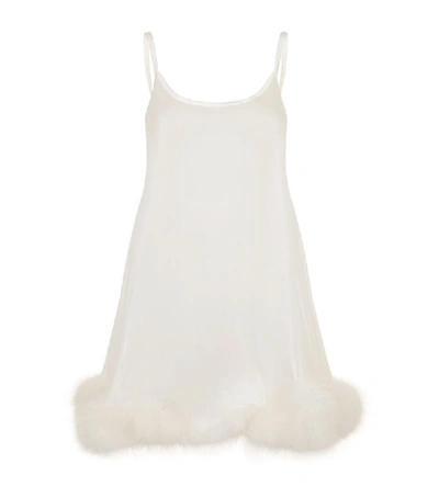 Shop Gilda & Pearl Diana Marabou Babydoll