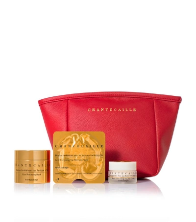Shop Chantecaille The Power Of Gold Gift Set In White