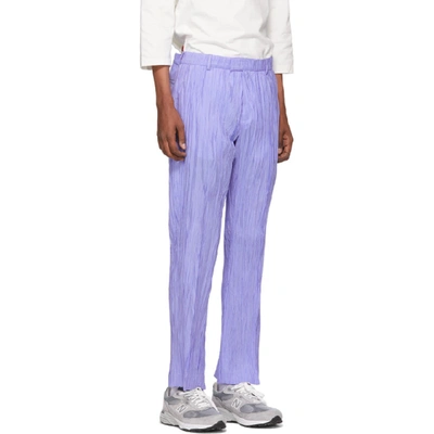 Shop Hope Purple Hide Trousers In Lilac
