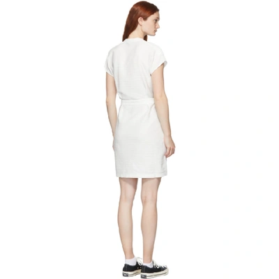 Shop Apc A.p.c. White Nico Dress In Aac White