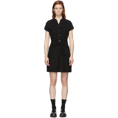 Shop Apc A.p.c. Black Nico Dress In Lzz Black