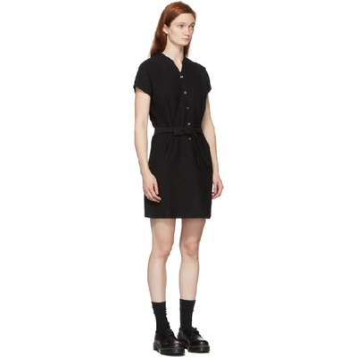 Shop Apc A.p.c. Black Nico Dress In Lzz Black