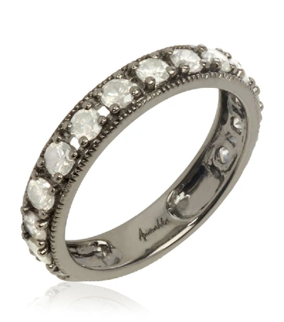Shop Annoushka White Gold Dusty Diamonds Eternity Ring Size K