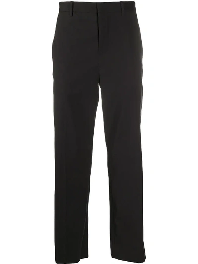 Shop Neil Barrett Straight-leg Chino Trousers In Black