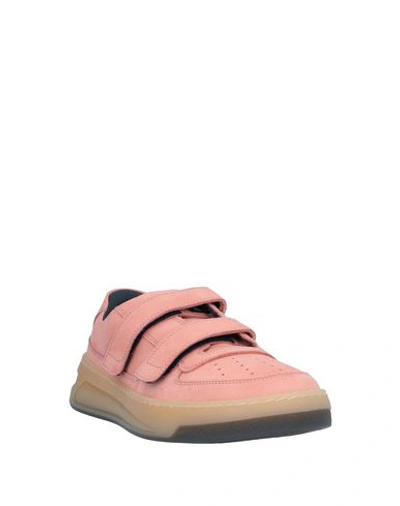 Shop Acne Studios Sneakers In Salmon Pink